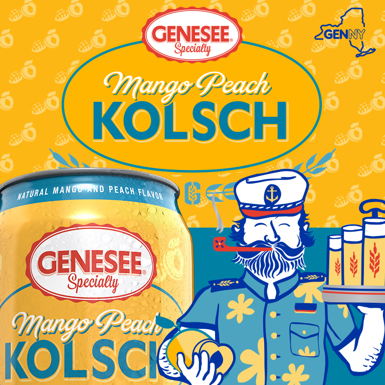 Genesee Mango Peach Kolsch!