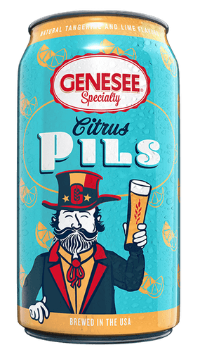 A can of Genesee Citrus Pils