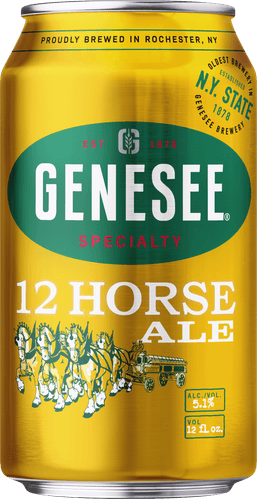 A can of Genesee 12 Horse Ale