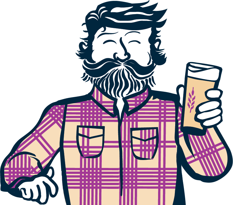 Person Showing Beer